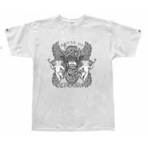 CROOKS & CASTLES THE HOUSE OF CROOKS T-SHIRT - WHITE