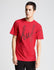 HUF SCRIPT T-SHIRT - RED