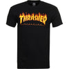 THRASHER SKATE MAG FLAME LOGO T-SHIRT - BLACK