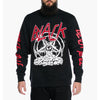 BLACK SCALE DIABOLIC SWEATSHIRT - BLACK/RED