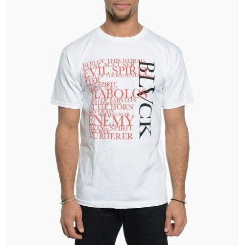 BLACK SCALE MEMORANDUM T-SHIRT - WHITE