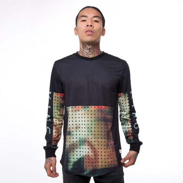 KING APPAREL RESTRAIN LONG SLEEVE T-SHIRT - BLACK