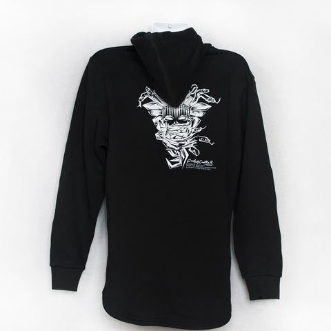 CROOKS & CASTLES OUTSIDER PULLOVER HOODIE - BLACK