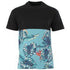 10 DEEP RAISE UP SPLIT T-SHIRT - BLACK