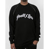PROFIT X LOSS LOGO RAGLAN CREWNECK SWEATSHIRT - BLACK