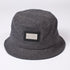 KING APPAREL SCRIPT HERITAGE BUCKET HAT - GREY