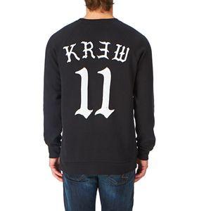 KR3W KNIGHT CREWNECK SWEATSHIRT - BLACK