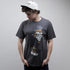 CAYLER & SONS SMART T-SHIRT - GREY HEATHER/BLACK