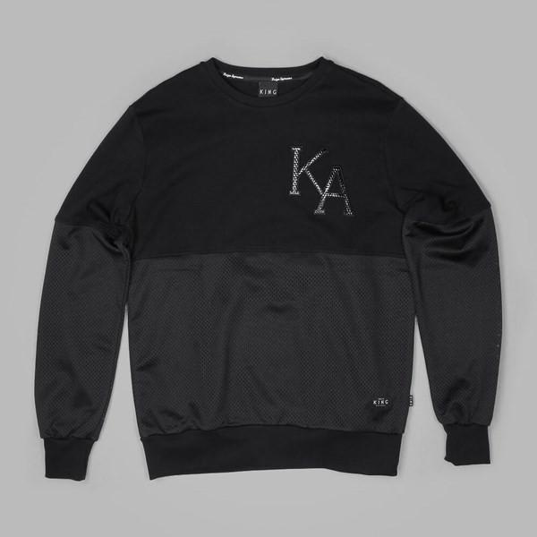 KING APPAREL VECTOR CREWNECK SWEATSHIRT - BLACK