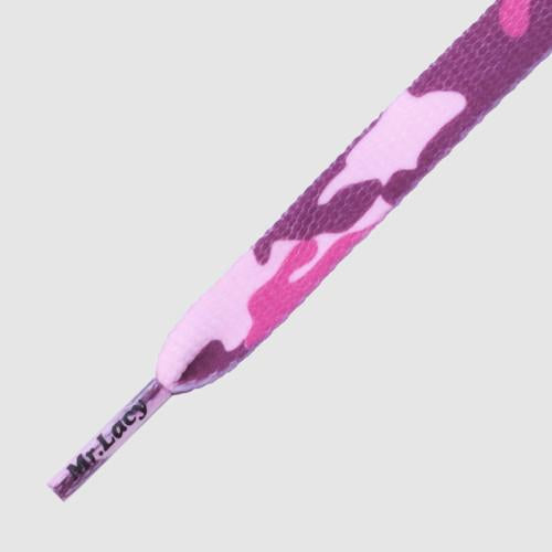 MR.LACY PRINTIES SHOELACES - PINK CAMO