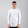 KING APPAREL THE PERF LONG SLEEVE T-SHIRT - WHITE
