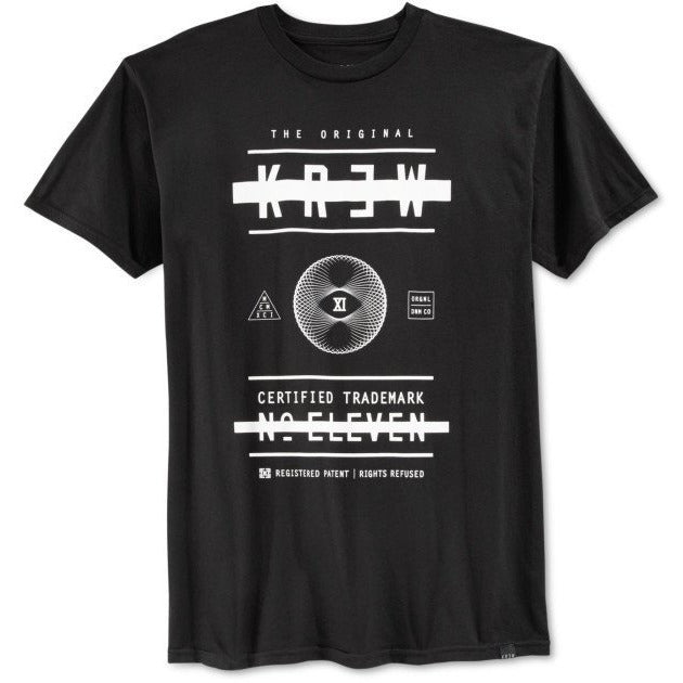 KR3W BLOCK OUT T-SHIRT - BLACK