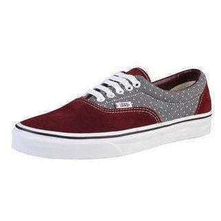 Burgundy and grey vans outlet