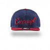 PROFIT X LOSS CORRUPT SNAPBACK - RED & BLUE