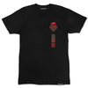PINK DOLPHIN WAVES PULSE T-SHIRT - BLACK