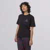 HUF EMBROIDERED TRIPLE TRIANGLE RELAX WOMENS T-SHIRT - BLACK