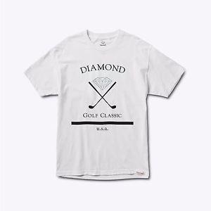 DIAMOND SUPPLY CO GOLF CLASSIC T-SHIRT - WHITE