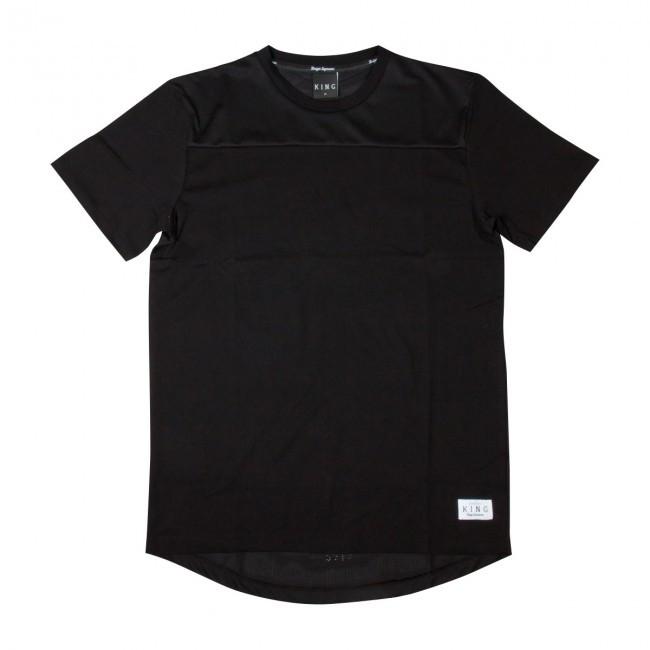 KING APPAREL STAND AND DELIVER T-SHIRT - BLACK