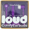LOUD FAT AND FLAT TOREY PUDWILL EARBUDS - PURPLE