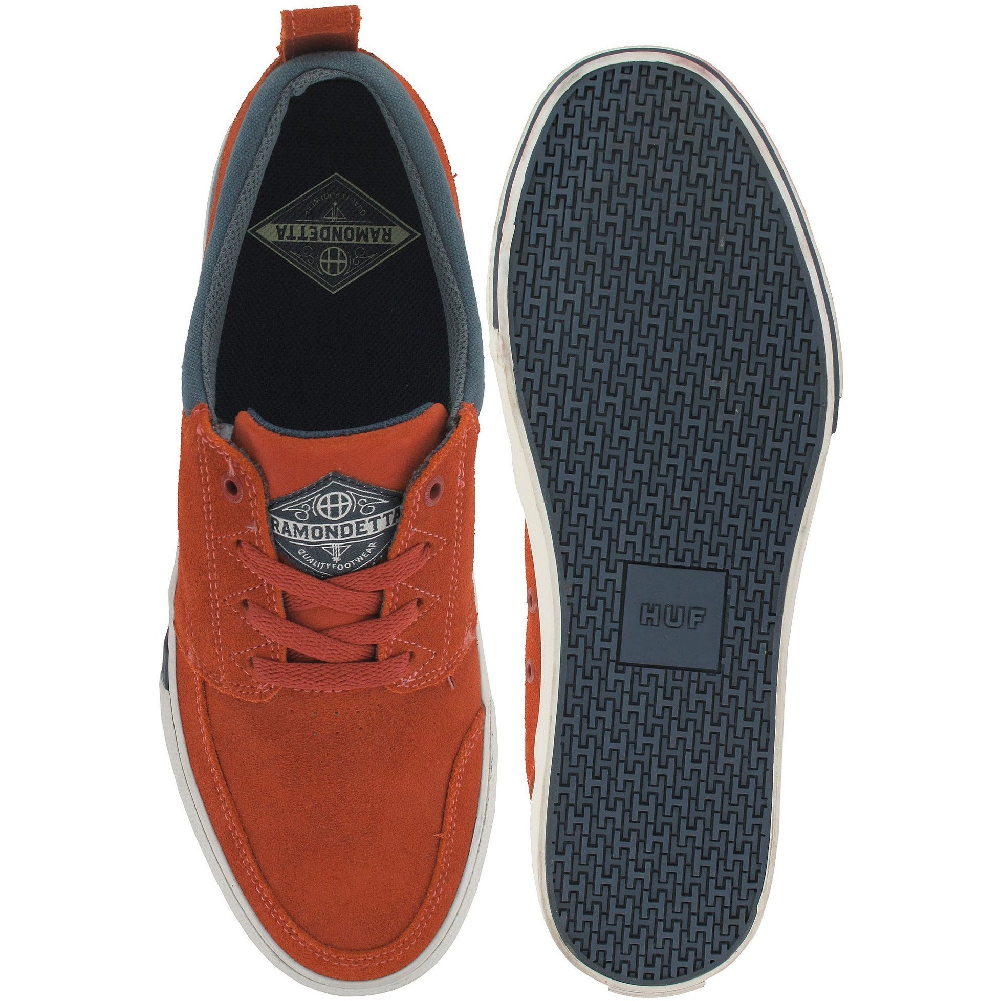 HUF RAMONDETTA PRO SKATE SHOES REDWOOD SLATE 420skatestore