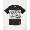 ASPHALT YACHT CLUB STRIKE WRAP AROUND T-SHIRT - BLACK
