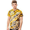 MISHKA OVERSIZE BEAR MOP T-SHIRT - BENGAL TIGER TIE DYE