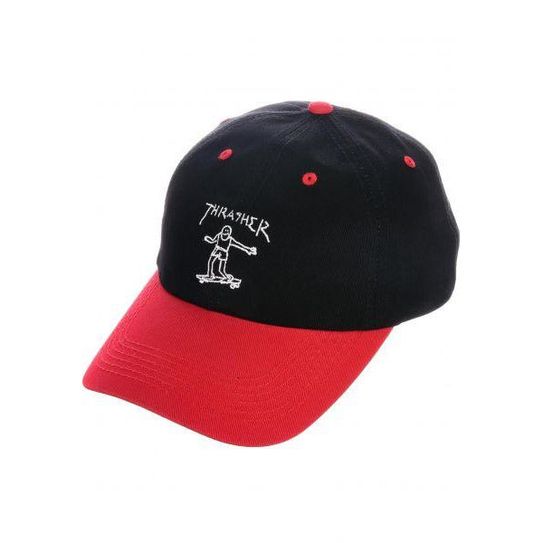 THRASHER GONZ OLD TIMER CAP - BLACK/RED