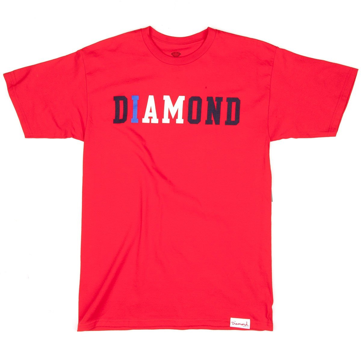 DIAMOND SUPPLY CO I AM T-SHIRT - RED