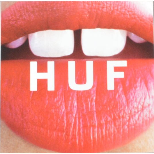 Huf Box Logo Sticker in Black - O/S