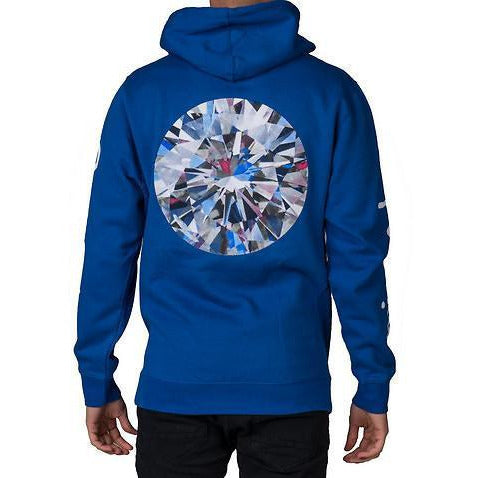 DIAMOND SUPPLY CO BRILLIANT PULLOVER HOODIE - ROYAL BLUE