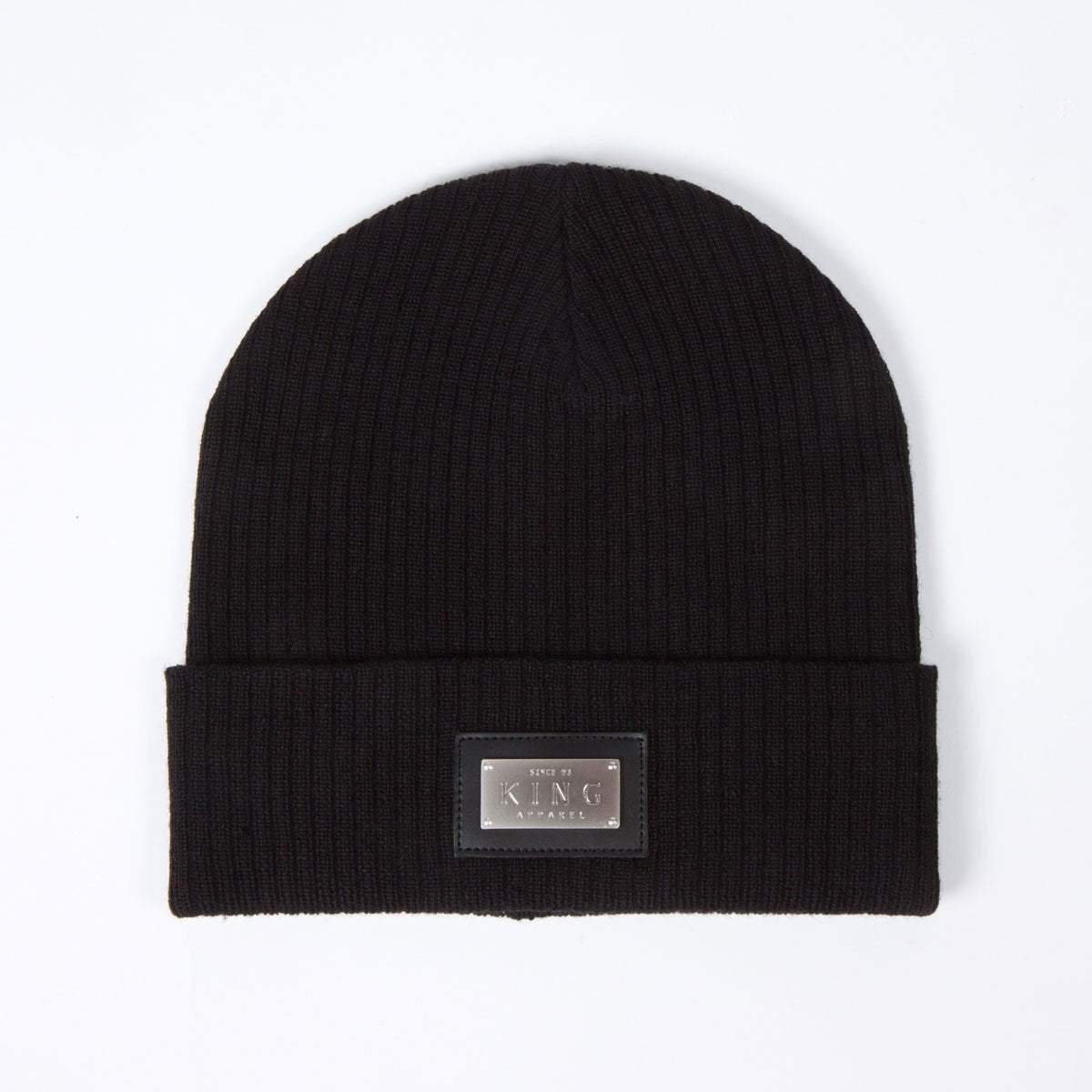 KING APPAREL SCRIPT HERITAGE BEANIE - BLACK