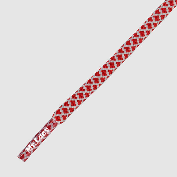 MR.LACY ROPIES SHOELACES - RED/WHITE