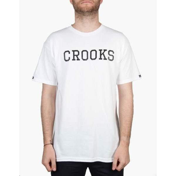 CROOKS & CASTLES CROOKS ESSENTIALS T-SHIRT - WHITE