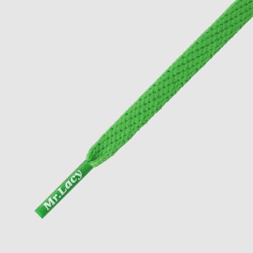 MR.LACY SKINNIES SHOELACES - KELLY GREEN