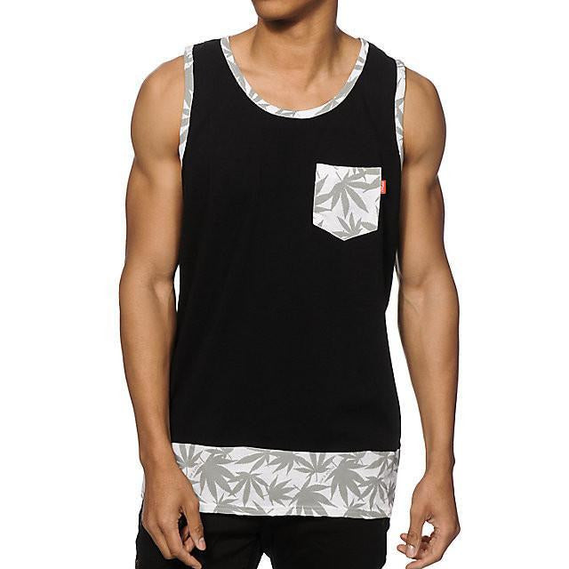 ASPHALT YACHT CLUB x SNOOP DOGG REFLECTIVE VEST TOP - BLACK